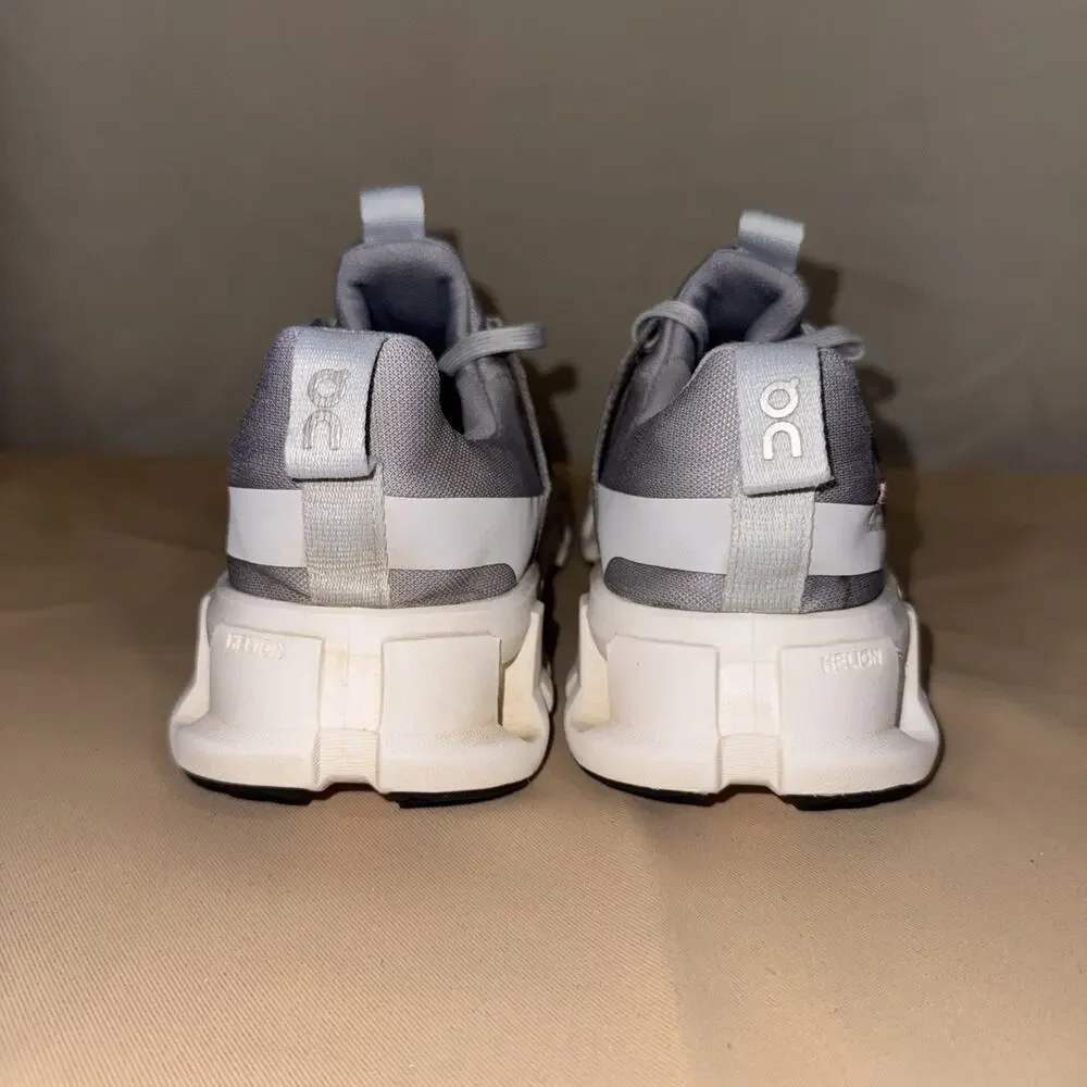 On Running Cloudnova Youth 6.5 Women’s 8 Gray Athletic Running Sneakers Shoes